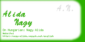 alida nagy business card